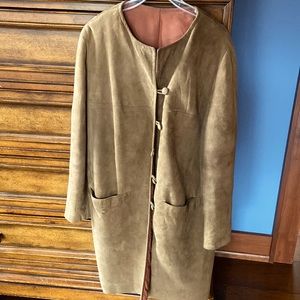 Vintage Suede Lined Coat/Blazer no tags but guessing womens 12